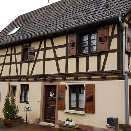 Gite Au Petit Ruisseau-Etage Et Combles-Maison Alsacienne 4 Personnes 4 Nuitees Minimum Langensoultzbach Εξωτερικό φωτογραφία
