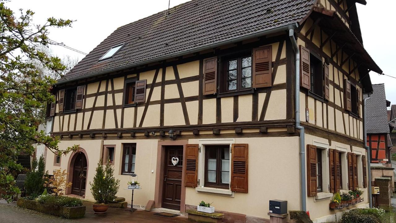 Gite Au Petit Ruisseau-Etage Et Combles-Maison Alsacienne 4 Personnes 4 Nuitees Minimum Langensoultzbach Εξωτερικό φωτογραφία