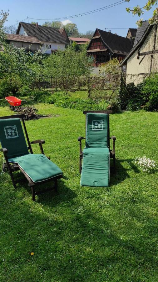 Gite Au Petit Ruisseau-Etage Et Combles-Maison Alsacienne 4 Personnes 4 Nuitees Minimum Langensoultzbach Εξωτερικό φωτογραφία